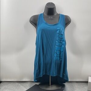 2.8.26 Champion Spin On Blue Sleeveless Women's Tank Top (L)
